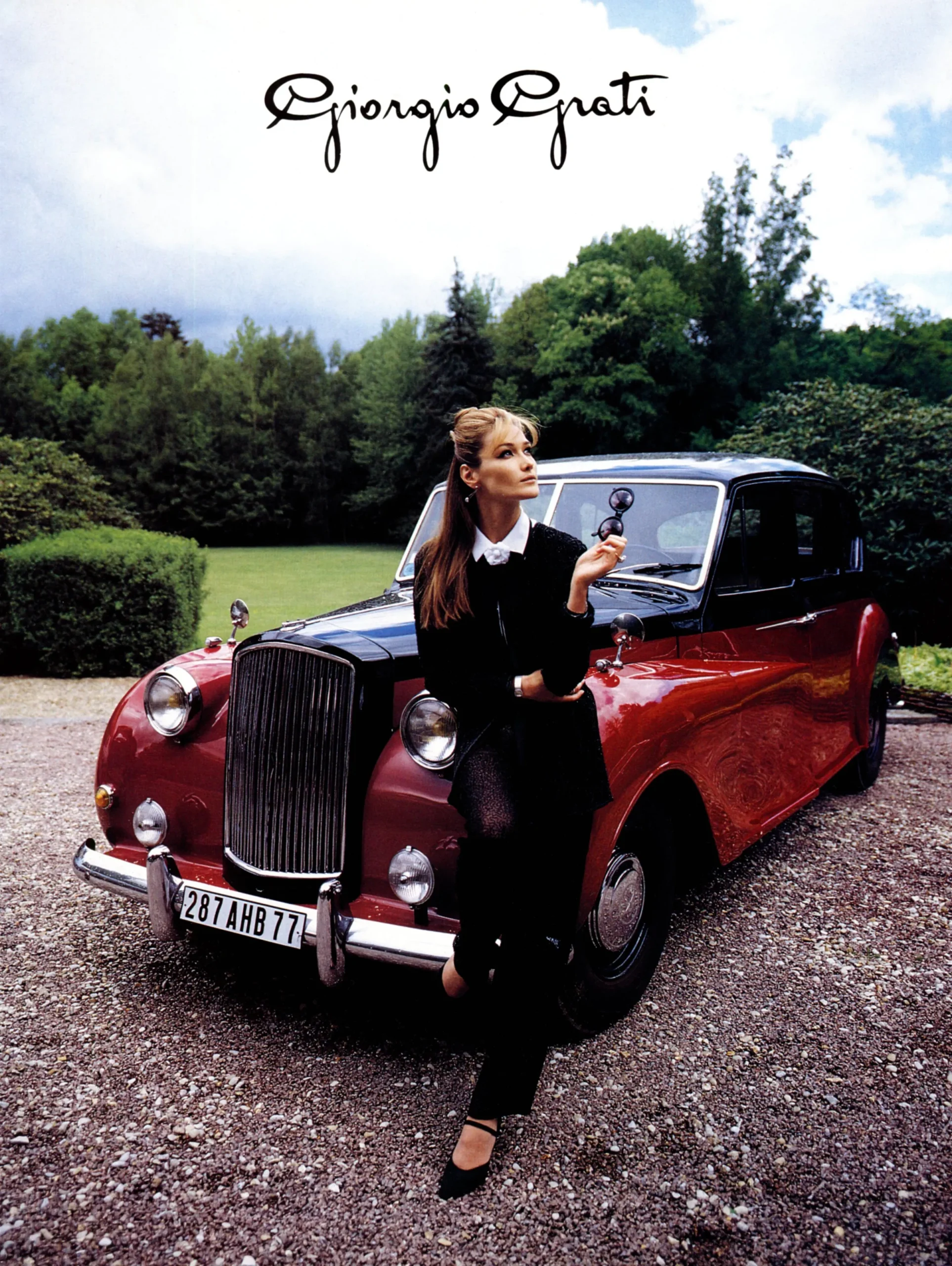 © Giorgio Grati – Ph: Walter Chin, VOGUE ITALIA settembre 1995. Modella: Carla Bruni. 