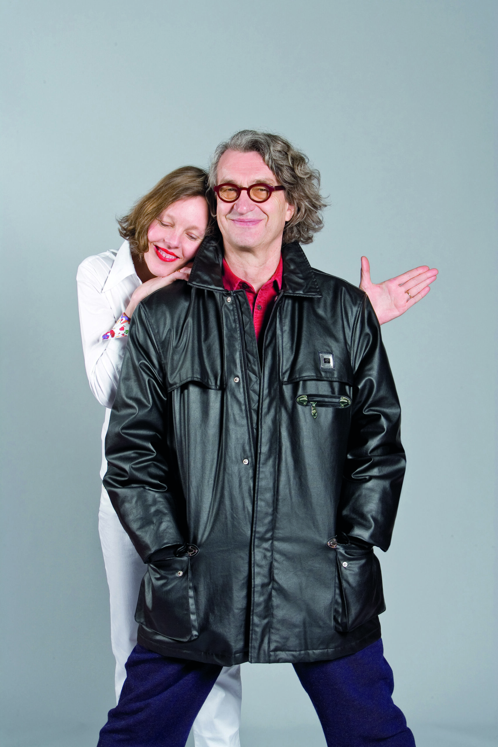 Donata e Wim Wenders.