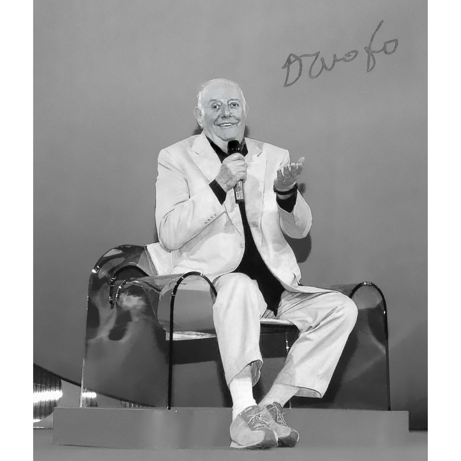 Il Premio Nobel Dario Fo con Ghost.