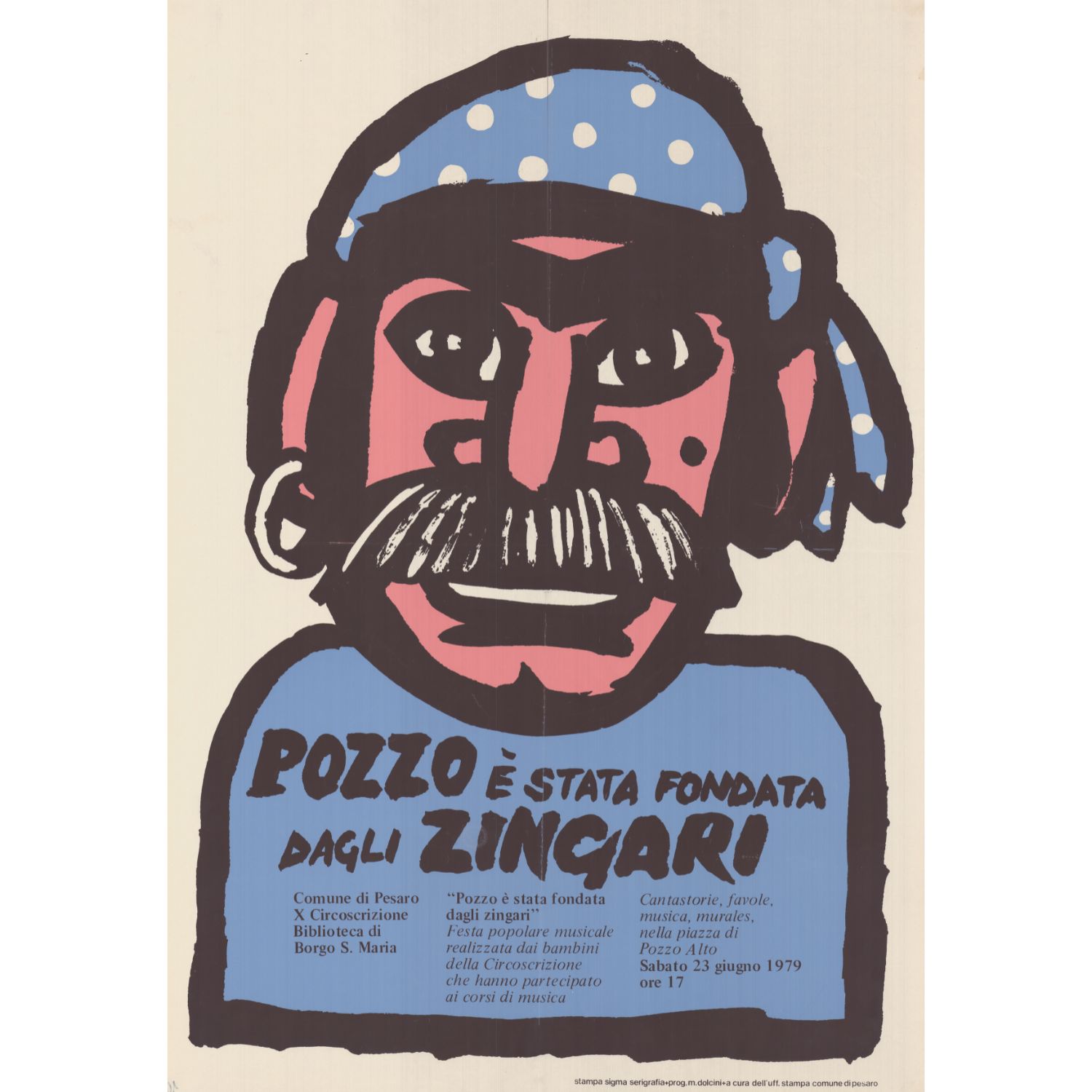 Dall'archivio del museo MAGMA - Museo Archivio Grafica Manifesti (Civitanova Marche, MC) a cura Carta Canta.